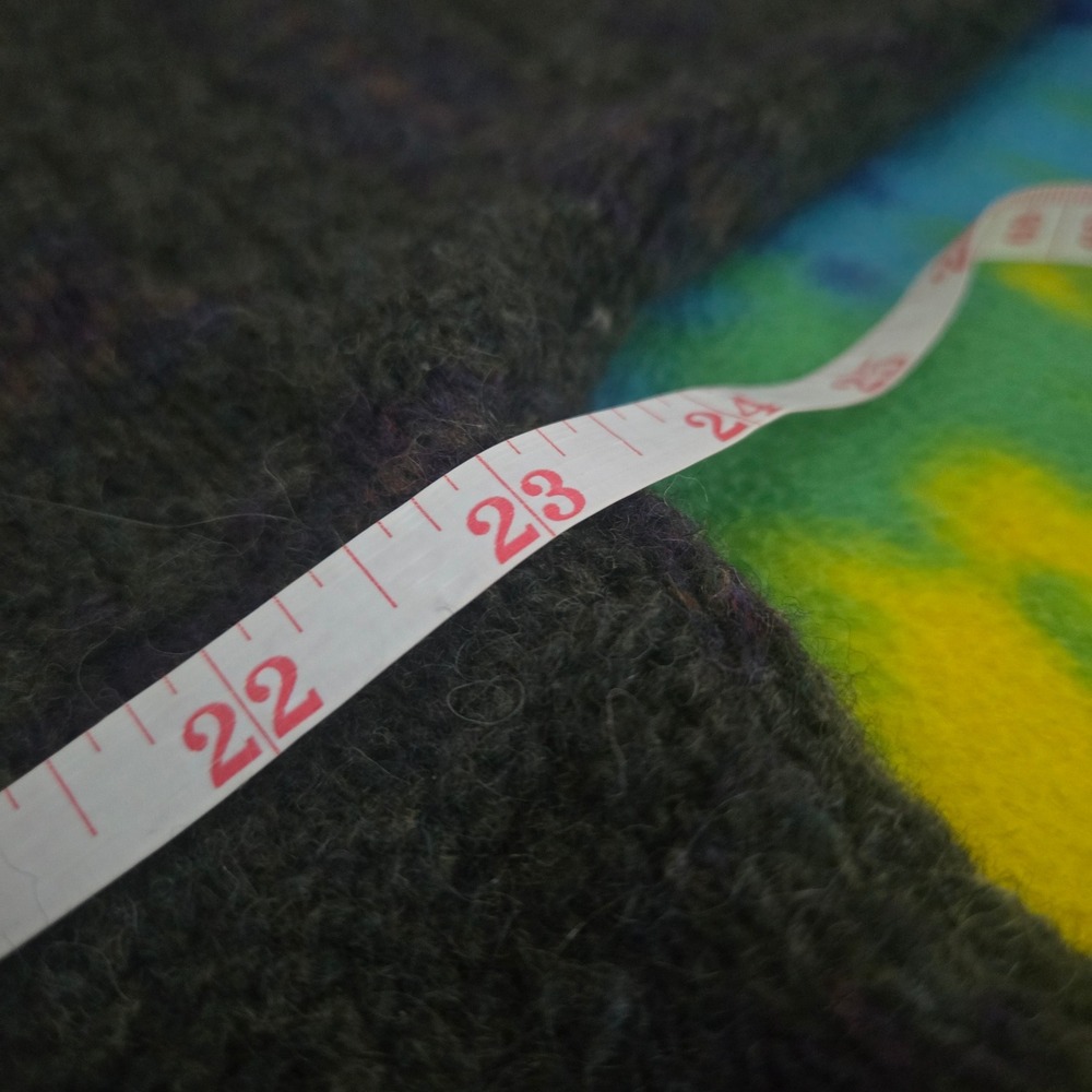 Vintage 90s Eddie Bauer Mens XL Recycled Wool Crewneck Sweater USA Green Striped - Picture 5 of 7